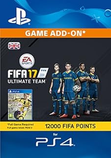 FIFA 17 Ultimate Team - 12000 Points [PS4 PSN  Code - UK account]