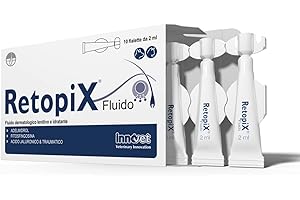 INNOVET Retopix Fluido dermatologico lenitivo e idratante, in caso di Arrossamento, Desquamazione e Secchezza, per cani e gatti - Confezione 10 fialette da 2 ml