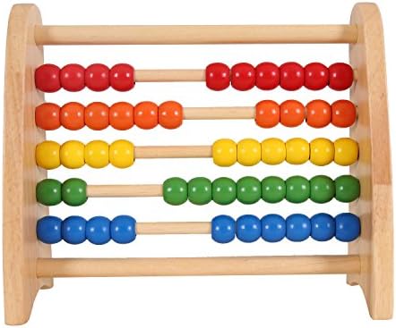 Benho Classic Wooden Mathematics Abacus Childs Educational Learning Toy