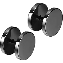 Flongo Boucles D'Oreilles Homme Femme: 2 Paires Boucles D'Oreilles