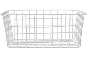 Luxshiny Cestini per Congelatore Cestini portaoggetti in Metallo Adatti per Contenitori Organizer per Congelatore Adatti per Contenitori Organizer per (28 * 21.5 * 12cm