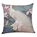Produktbild ABsoar Kissenbezug Pfau Blumendruck Pillow Case Sofa Taille Throw PillowCover Kissenbezug Home Decor(Kissen ist Nicht im Preis inbegriffen)