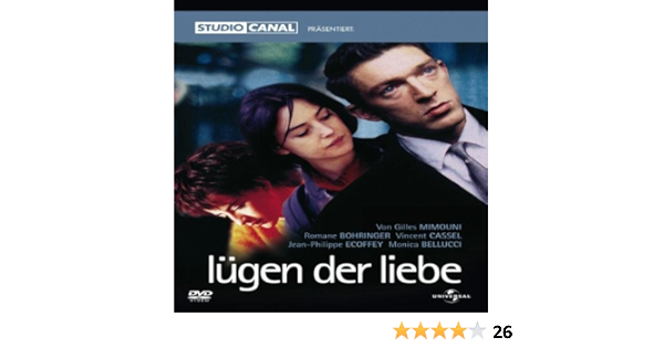 Lugen Der Liebe Amazon De Vincent Cassel Romane Bohringer Jean Philippe Ecoffey Monica Bellucci Sandrine Kiberlain Olivier Granier Paul Pavel Peter Chase Vincent Cassel Romane Bohringer Thierry Arbogast Georges Benayoun Elisabeth Deviosse