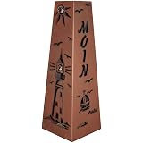 Garten Blumensäule RS61 XL – Edelrost-Design Mit Edelstahlkugel, Ca. 100 Cm Hoch