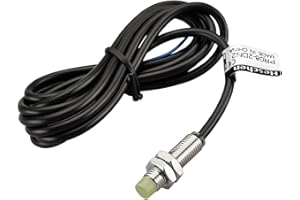 Heschen Sensore di Prossimità Induttivo PR08-2DN2 DC 12-24V 3-Wire NPN NC Verde