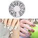 Hot Nail Art Rhinestones Glitters Acrylic Tips Decoration Manicure Wheel(3#)