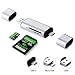 Produktbild Philonext Speicherkartenleser, Kartenlesegerät Type C Micro SD / TF Kartenleser mit Standard Type-C / USB-A / Micro USB Anschluss (Silver)