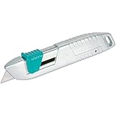 wolfcraft 4134000 - Cutter Lame Trapèze Sécurité Métal