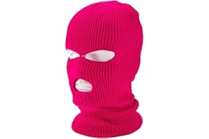 Jungerhouse Balaclava Tricoté Intégral Cagoule 3 Trous 2 Trous Multifonction Coupe Vent Au Chaud Masque Moto Vélo Ski Cagoule Unisexe Sports