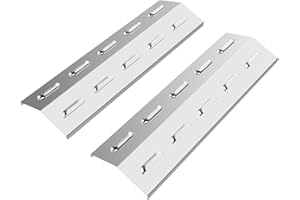 WELL GRILL Barras aromatizantes de placas de calor de 39 cm para parrillas de gas Campingaz 3 y 4 Classic, Woody y Master Series, difusor de llama de acero inoxidable para Brinkmann, Landmann,