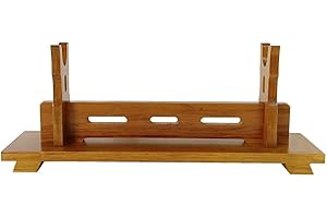 GOONSDS Épée Stand - Support pour Bois Katana, épée de samouraï Mont épée Présentoir et Arme Stand