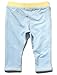 M&Co Baby Girl Light Denim Look Cotton Rich Full Length Turn Up Slim Fit Floral Embroidered Jeggings Light Denim 2/3 Yr