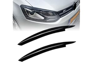 DRISUBT Copertura per sopracciglia per fari, per VW Golf VI MK6 2008 – 2013 (per VW Golf VI MK6 2008 – 2013) (per VW Golf VI MK6 2008 – 2013)
