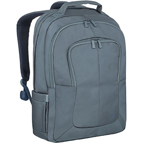 RIVACASE Notebook Rucksack bis 17.3“ - Elegante Tasche mit gepolsterten Schultergurten und Belüftungsystem - Aquamarine