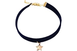 Haloppe Collana per animali domestici con ciondolo a forma di stella per animali domestici, gatti, cani, collare ornamentale, catena di estensione, design per animali domestici, blu