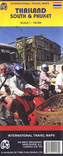 Télécharger Carte routière : Thaïlande South-West Francais PDF