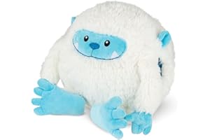 COZY NOXXIEZ Morbido peluche scaldamani per bambini – Peluche peluche peluche cuscino caldo per letto, auto e casa (Yeti)