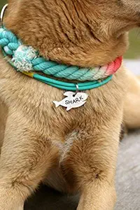 Banjara Hills Shark Tag ID Customized for Dog, Cat (15mm X 35mm)