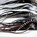 Real Feather Hair Extensions - 25 Fluffys + 25 Rings / Loop / Instructions