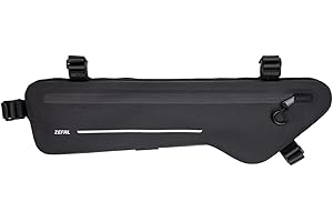 Zéfal ZEFAL Z Adventure C4 - Sacoche Cadre Vélo Étanche et Légère VTT, Velo Bikepacking Noir, 4,2 l, 238g