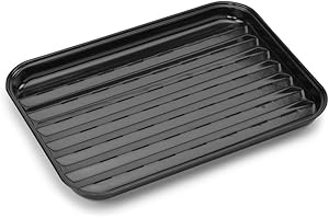 Barbecook Plateau à griller réutilisable en émail, accessoire barbecue, 34.5x23cm
