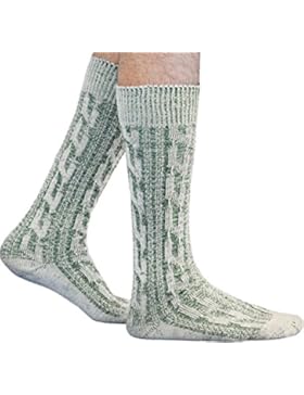 German Wear Kurze Trachtensocken Trachtenstrümpfe Zopf muster Socken 44cm
