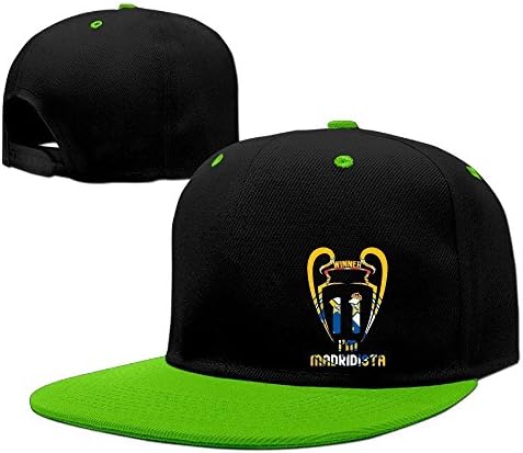Fitty area Euro Football League Champion Real Madrid CF Baseball Cap Hip-pop Red KellyGreen