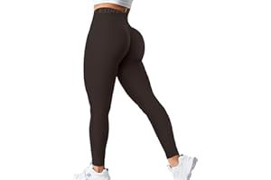 YEOREO Women Workout Seamless Leggings Scrunch Tummy Control Gym Fitness Opaque Sport Stretchy Tights Yoga Pants