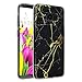 Produktbild Hülle für Samsung Galaxy S8, Galaxy S8 Handyhülle, Asnlove TPU Silikon Backcover Case Handy Schutzhülle Cover Etui Protective Case TPU Silicone Case IMD Technologie Marmor Design für Samsung Galaxy S8, Schwarz/Golden