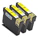 Produktbild 3er Set Tintenpatronen kompatibel zu Epson T2994 Gelb mit Chip für EPSON Expression Home XP-235 / XP-330 Series / XP-332 / XP-335 / XP-430 Series / XP-432 / XP-435