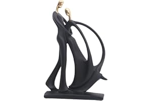 kowaku Figurine Ballerino Scultura Artigianato Arte Decorativa Statue astratte Figura in resina per Soggiorno Casa Scaffale Decorazioni, Stile a