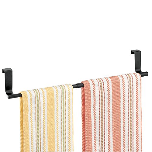 mDesign-Porte-serviettes-extensible--Porte-torchon--suspendre--Barre-porte-serviette-pour-la-cuisine-la-salle-de-bain-ou-le-garage--Largeur-jusqu-43-cm--Couleur-Noir-mat