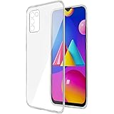 Amazon Brand - Solimo Mobile Cover for Samsung Galaxy M02s / F02s (Soft & Shockproof Back Case with inbuilt Cushioned Edges),