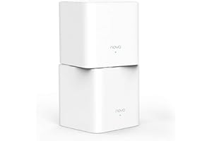 Tenda Nova MW3 Mesh WiFi System - Up to 2500 sq.ft. Whole Home Coverage, WiFi Router and Extender Replacement, AC1200 Mesh Router for Wireless Internet, Works with Alexa, Parental Controls, 2-pack
