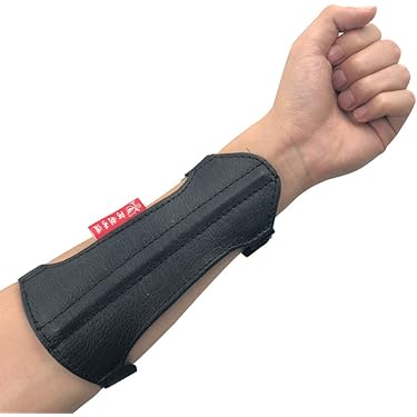 Milisten Protège-Doigts En Cuir Marron À Double Couche Pour