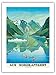 Produktbild Acs Nordkapfahrt (Nordkap Reise) - Hapag-Lloyd Kreuzfahrten - Norwegen Fjordkreuzfahrt - Alte Ozeandampfer Reise Plakat Poster von Fuff c.1957 - Premium 290gsm Giclée Kunstdruck - 46cm x 61cm