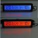 Produktbild Yongse 12V/24V In/Out Auto Voltage Meter LCD Digital Uhr Zeit Blau &Orange Back Light