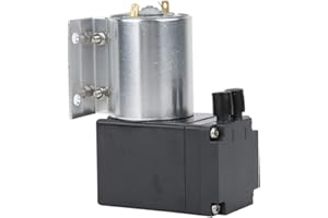 VIKYE Pompa di aspirazione, 80kpa 10W DC24V/DC12V Pompa di aspirazione per vuoto a pressione negativa con supporto Parti industriali Lunga durata utile(DC 12V)