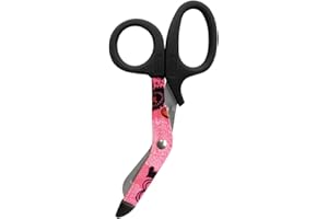 PRESTIGE MEDICAL NCD Medical Stylemate Ciseaux Utilitaire Ribbons/Hearts Pink 5,5"