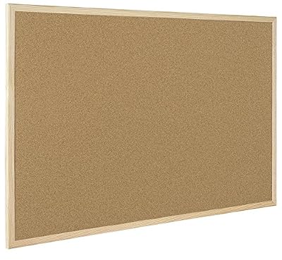 Bi-Office Économique Tableau d'affichage en liège 900 x 600 mm Naturel