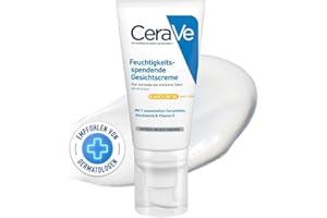‎CERAVE CeraVe CeraVe Feuchtigkeitsspendende Gesichtscreme mit LSF 30, Beruhigende Tagescreme für normale bis trockene Haut, Mit 3 essenziellen Ceramiden, Hyaluron und Niacinamid