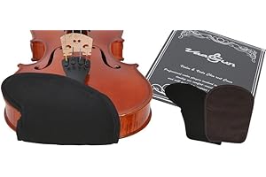 Vaagun Chin Rest Cover Size M Cover Chin Rest Reduces Skin Irritation for Violin 3/4-1/2 Microfibre Brown