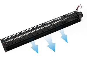 IINCOOY Querstromventilator DC 24 V Querstromventilator Querstrom Langstreifenventilator Kleiner Trommelventilator for Aufzugswärme (Color : 30420, Size : 24V)