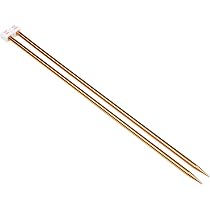 Coopay Ferri Da Maglia In Metallo, 4,5 Mm X 35 Cm, Ferri Da Maglia A