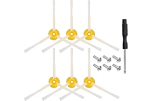 HoHumoca 6Pcs Cepillos Laterales Recambios para iRobot Roomba 500 600 700 800 900 Serie Accesorios Repuesto Cepillos Laterales para iRobot Roomba 500 600 700 800 900 Serie