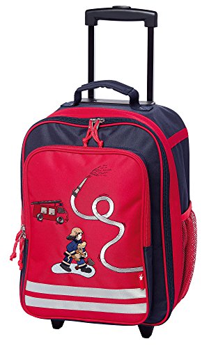 Preisvergleich Produktbild sigikid, Jungen, Kindergepäck Trolley Feuerwehrmann, Frido Firefighter, 40x30x17 cm, Blau / Rot, 24548