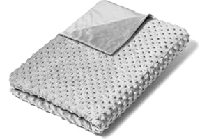 ‎ELLA Ella Bettbezug für Gewichtsdecke 135x200cm Aus herrlich weichem Minky-Stoff - Geeignet für 7 kg und 9 kg Gewichtsdecke