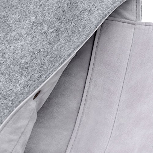 Inateck MP1502 H  lle f  r Apple Macbook Pro Retina 39 1 cm  15 4 Zoll  grau