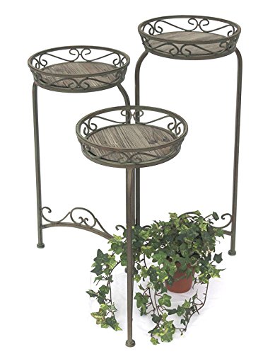 DanDiBo Blumentreppe 11136 „Malega“ 72 cm Blumenständer mit 3 Körbe Hocker Blumenhocker - 6