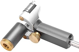 Hyuduo Linear Arc Scriber, Wood Scribe Tool Wheel Marking Gauge Woodworking Tool Set, Sliding Mark Scraper Adjustable Precision Linear Arc Dual-purpose Scriber Parallel Line Drawing Tool